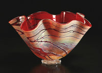 Golden Gem Fluted Bowl