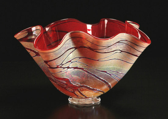 Golden Gem Fluted Bowl