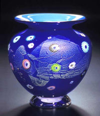 Cobalt Blossom Vase
