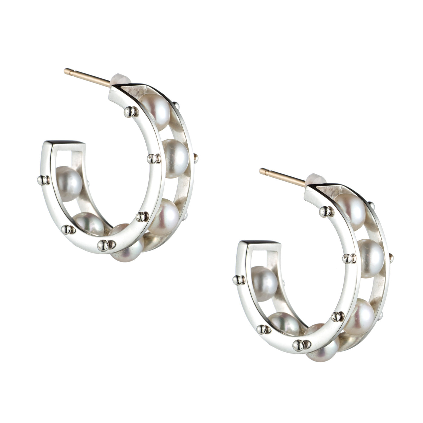 Tambourine Hoop Earrings