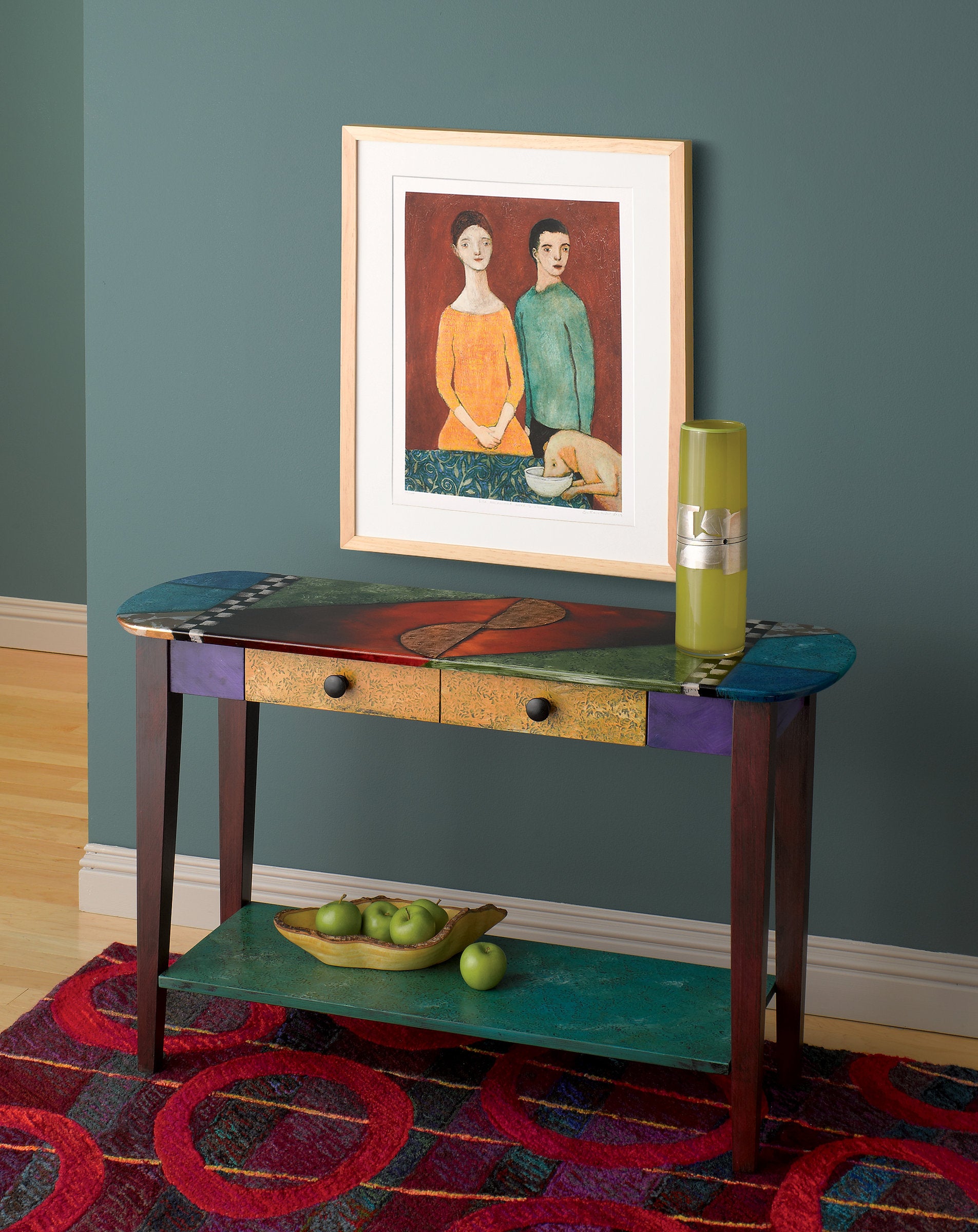 Oval Sofa Table