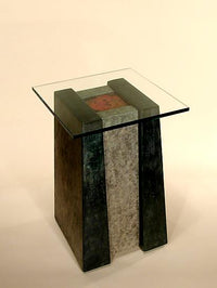 Red Spot Pedestal Table