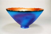 Wide Purple-Blue Prosperity Bowl