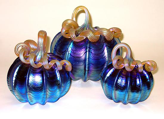 Silver Blue Pumpkins