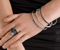 Bumpy Zig Zag Bangle