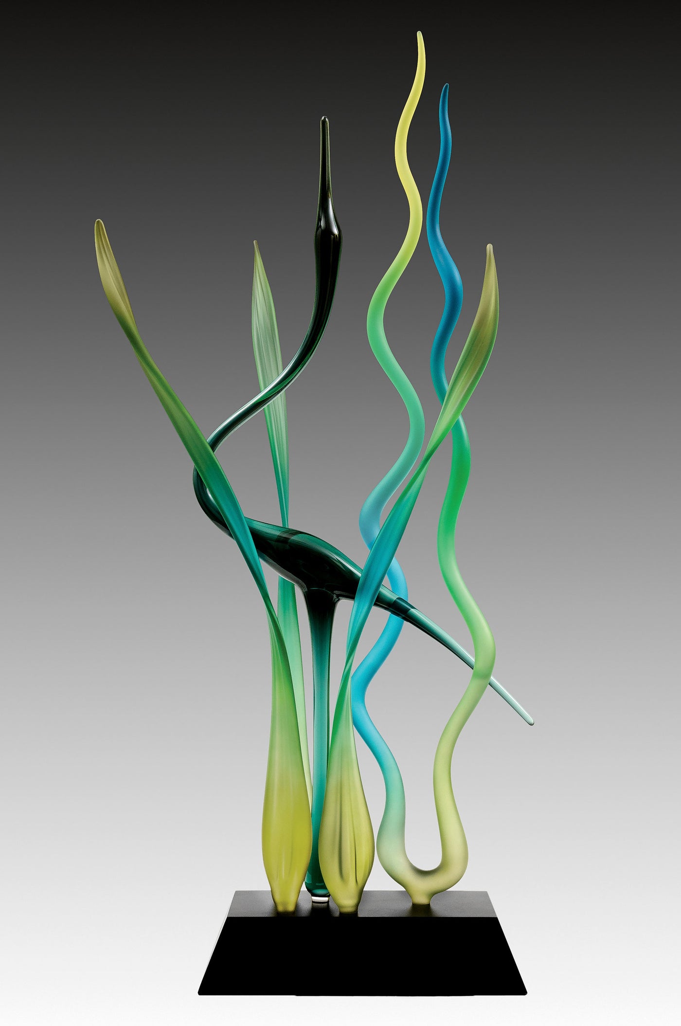 Heron Dancing in the Marsh, Emerald
