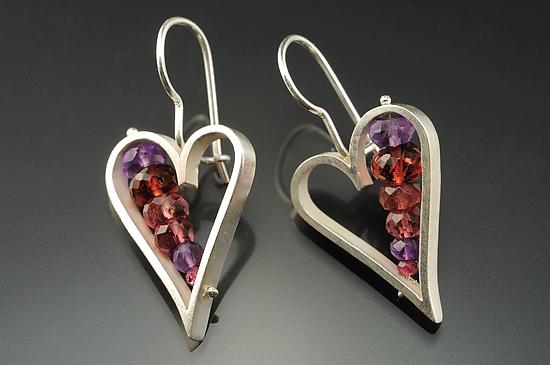 Red Heart Earrings
