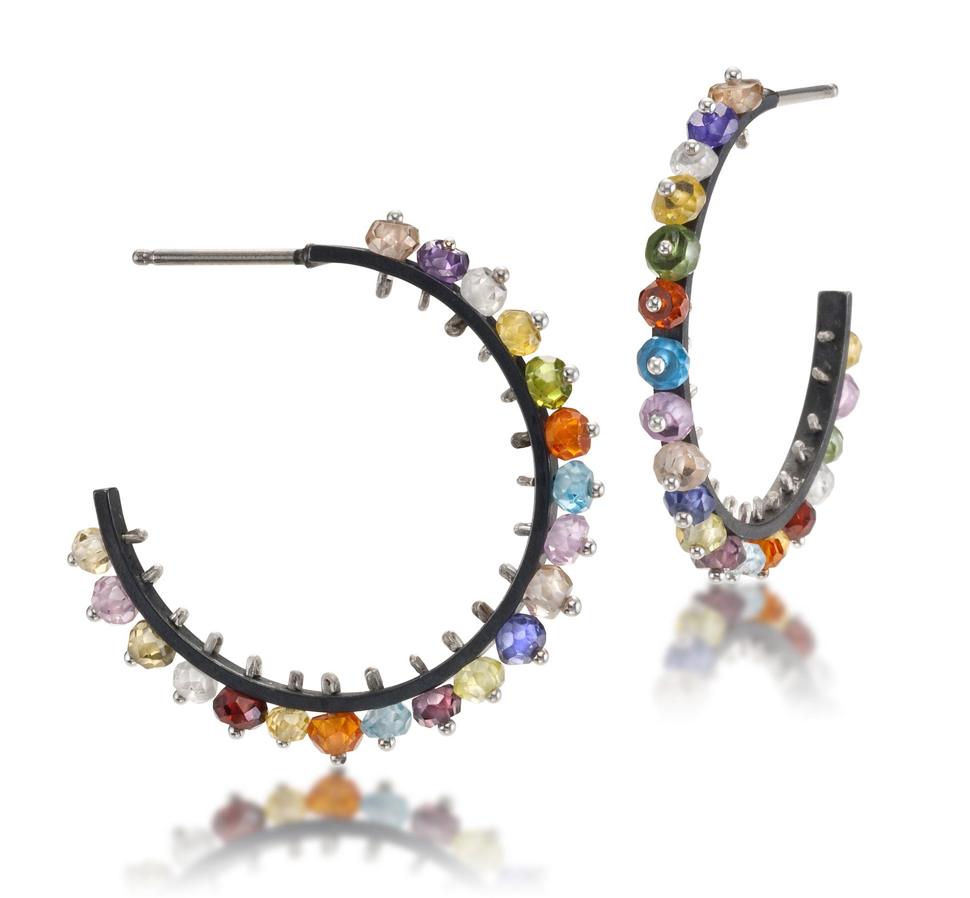 Small Multi-Color Hoops