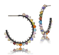 Small Multi-Color Hoops