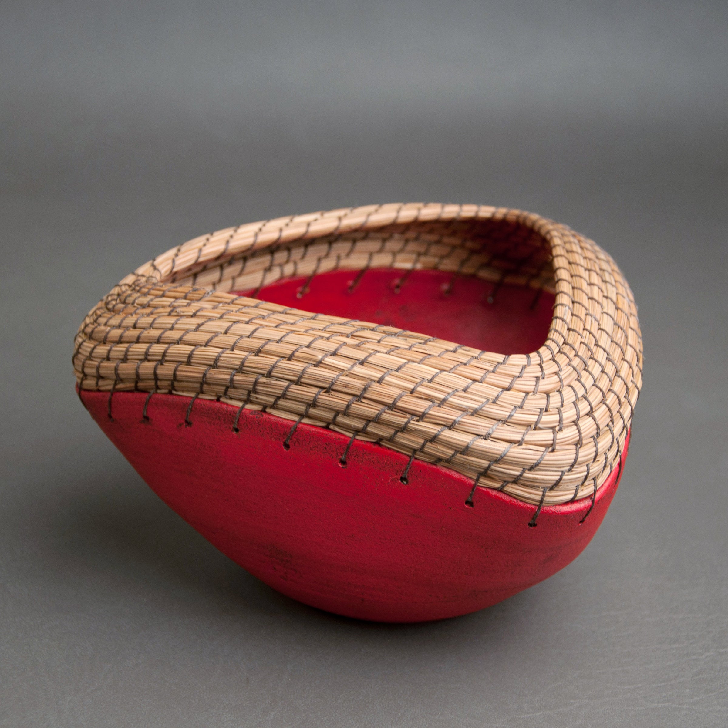 Triangle Bowl in Red