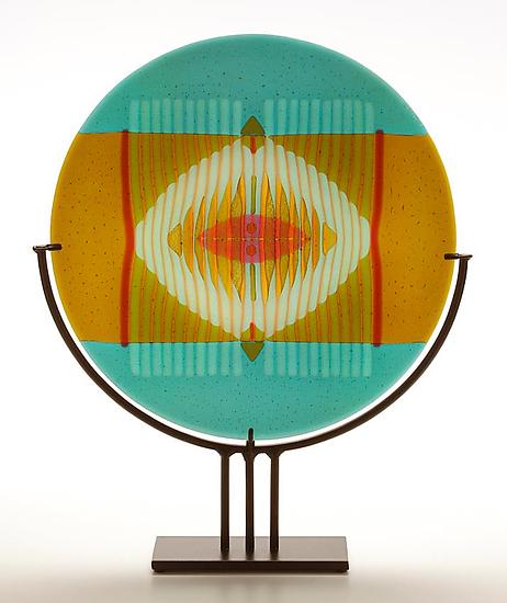 Turquoise Border Medallion Panel