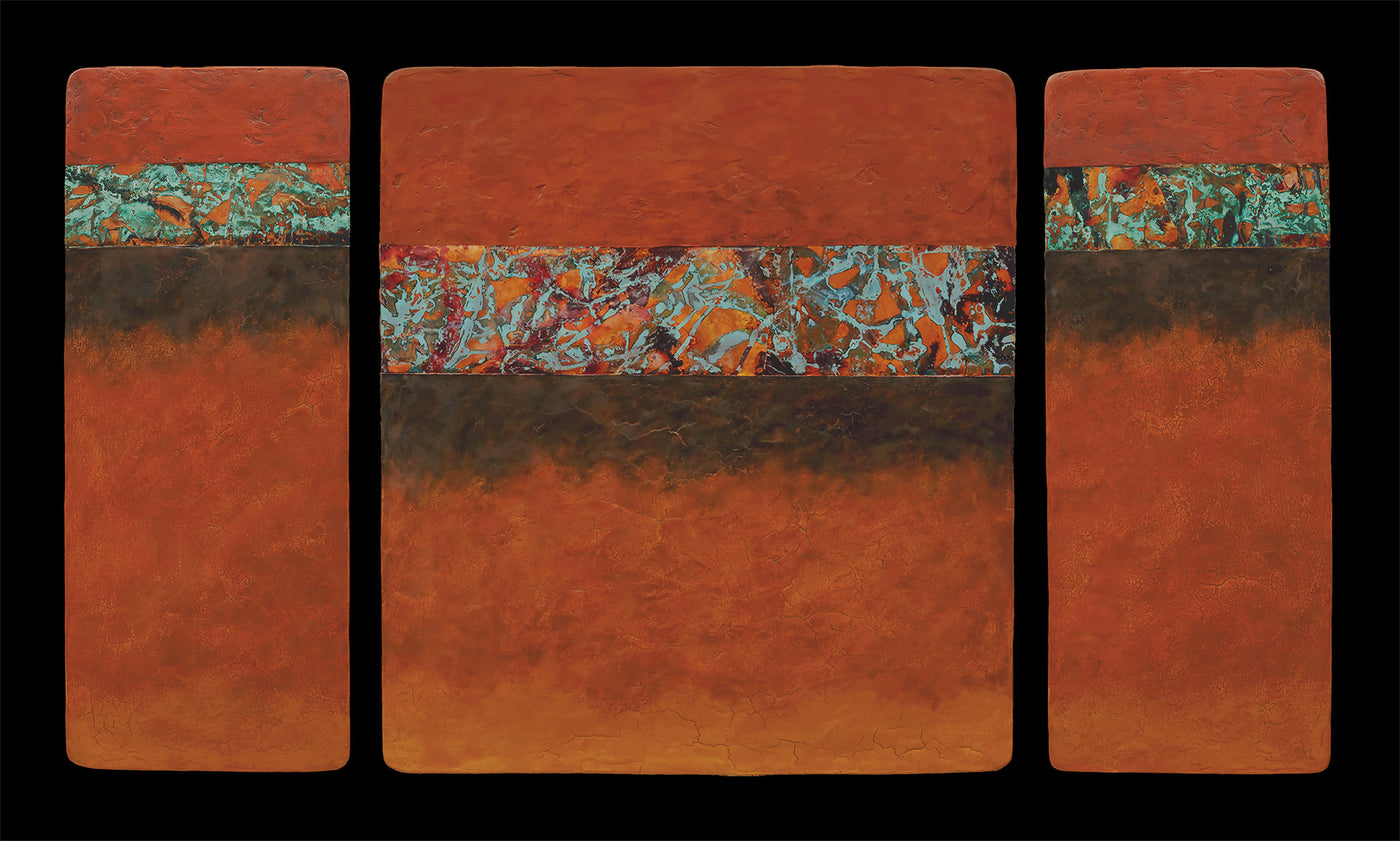 Canyon Walls: OBO M+ Triptych