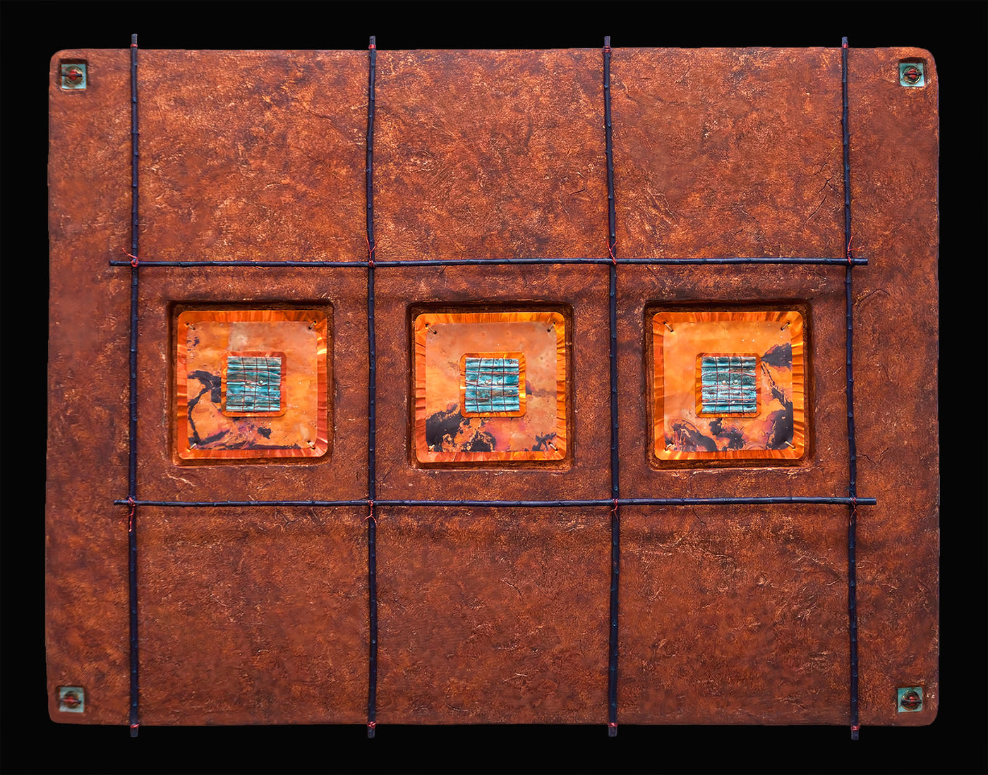 Jewels from Within: M Rectangle with Sticks
