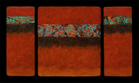 Canyon Walls: Rose M+ Triptych