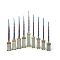 Modular Pewter Menorah