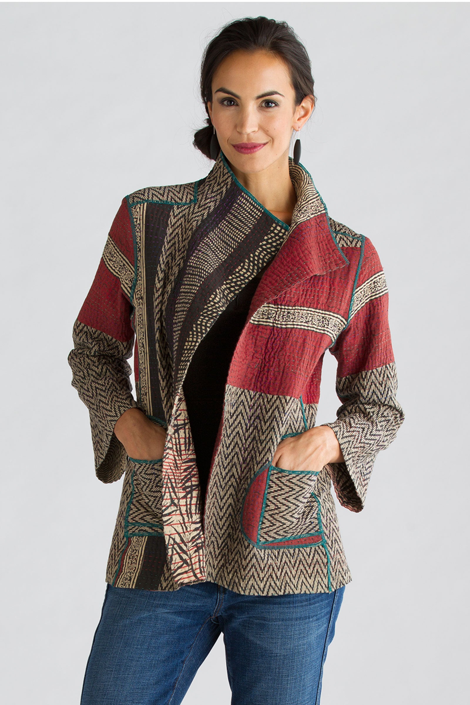 Soho Bamboo Short Jacket · Artful Home