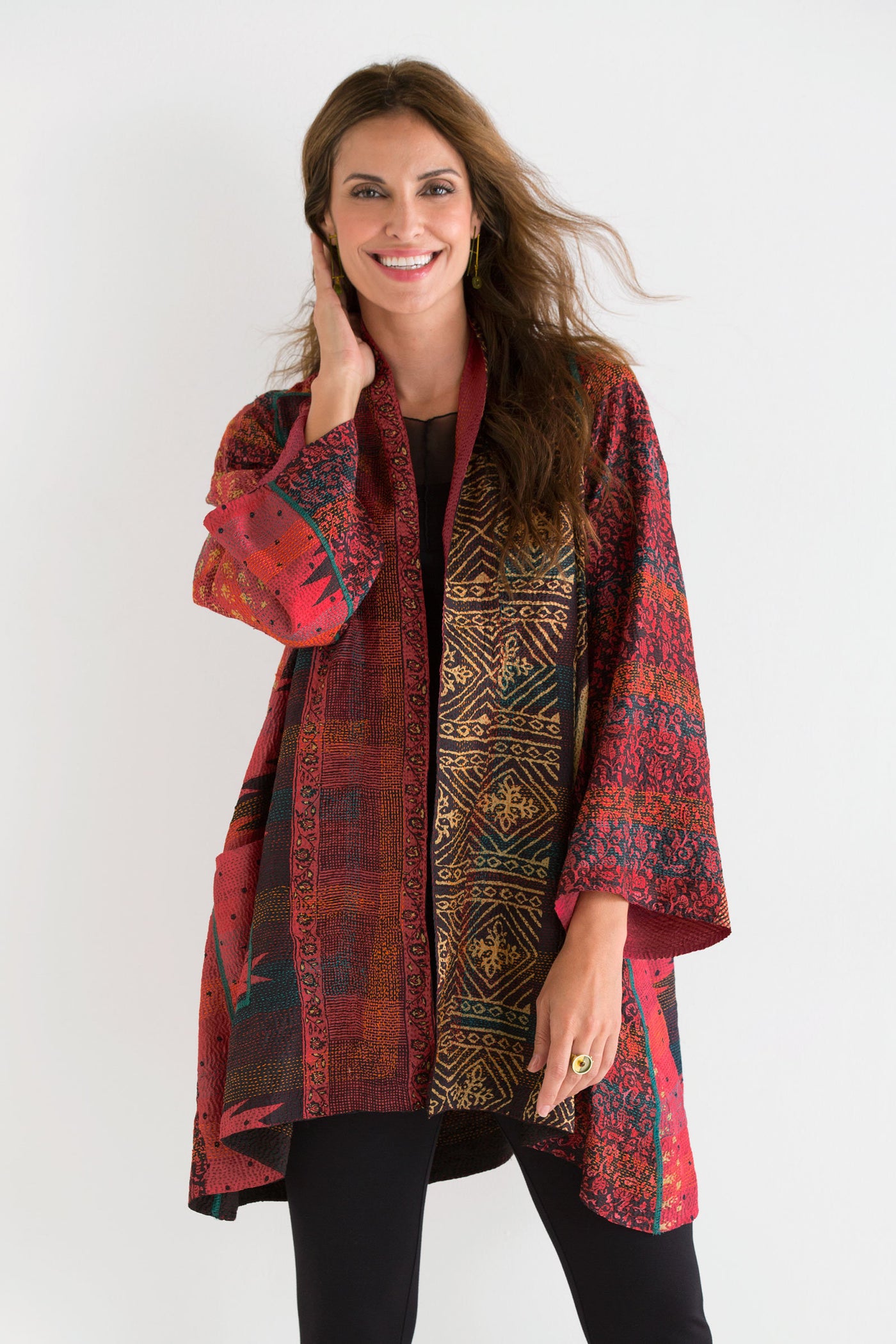 A-Line Silk Jacket