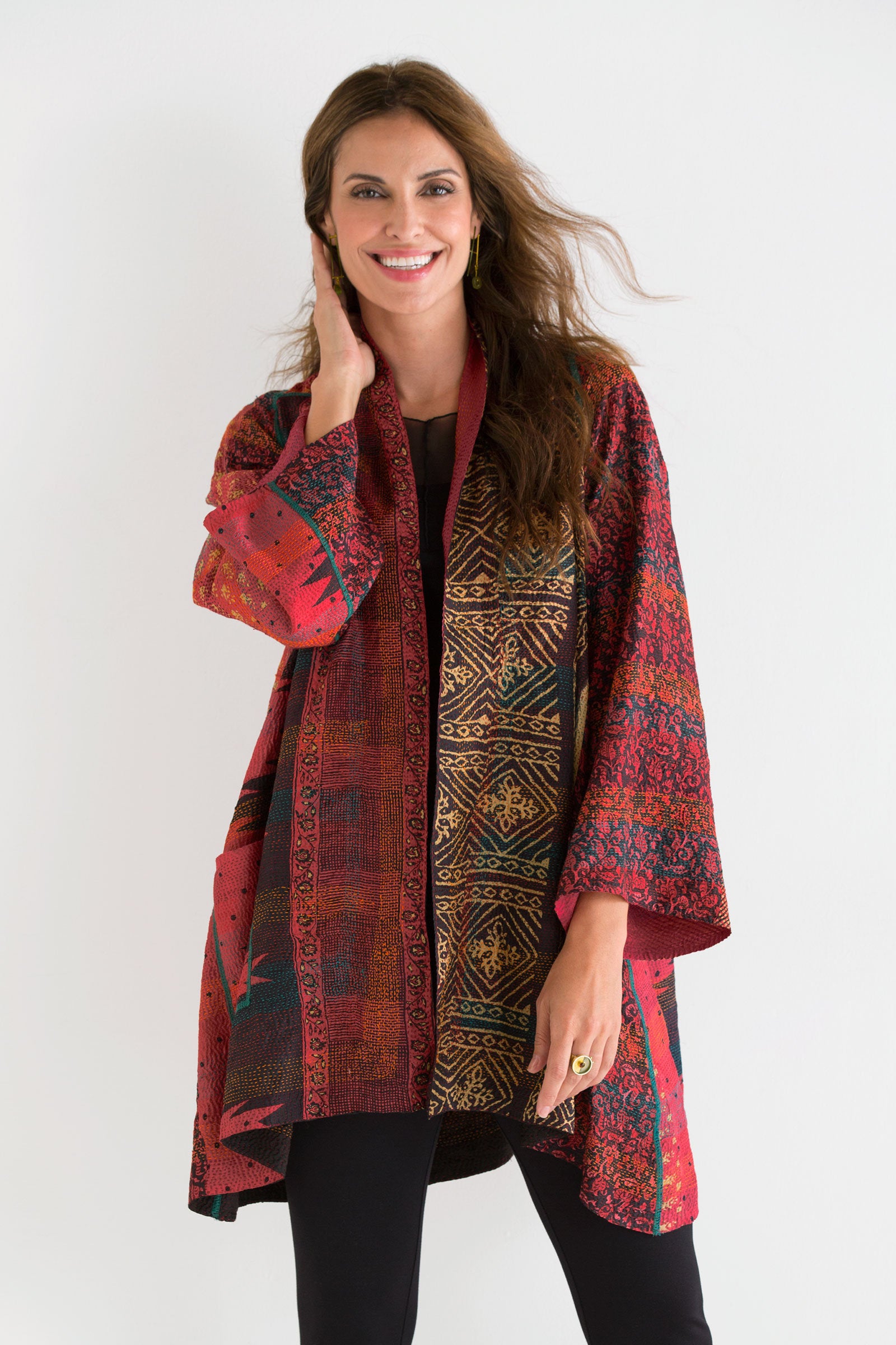 A-Line Silk Jacket