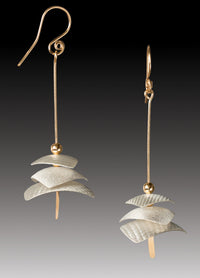 Pagoda Drop Earrings