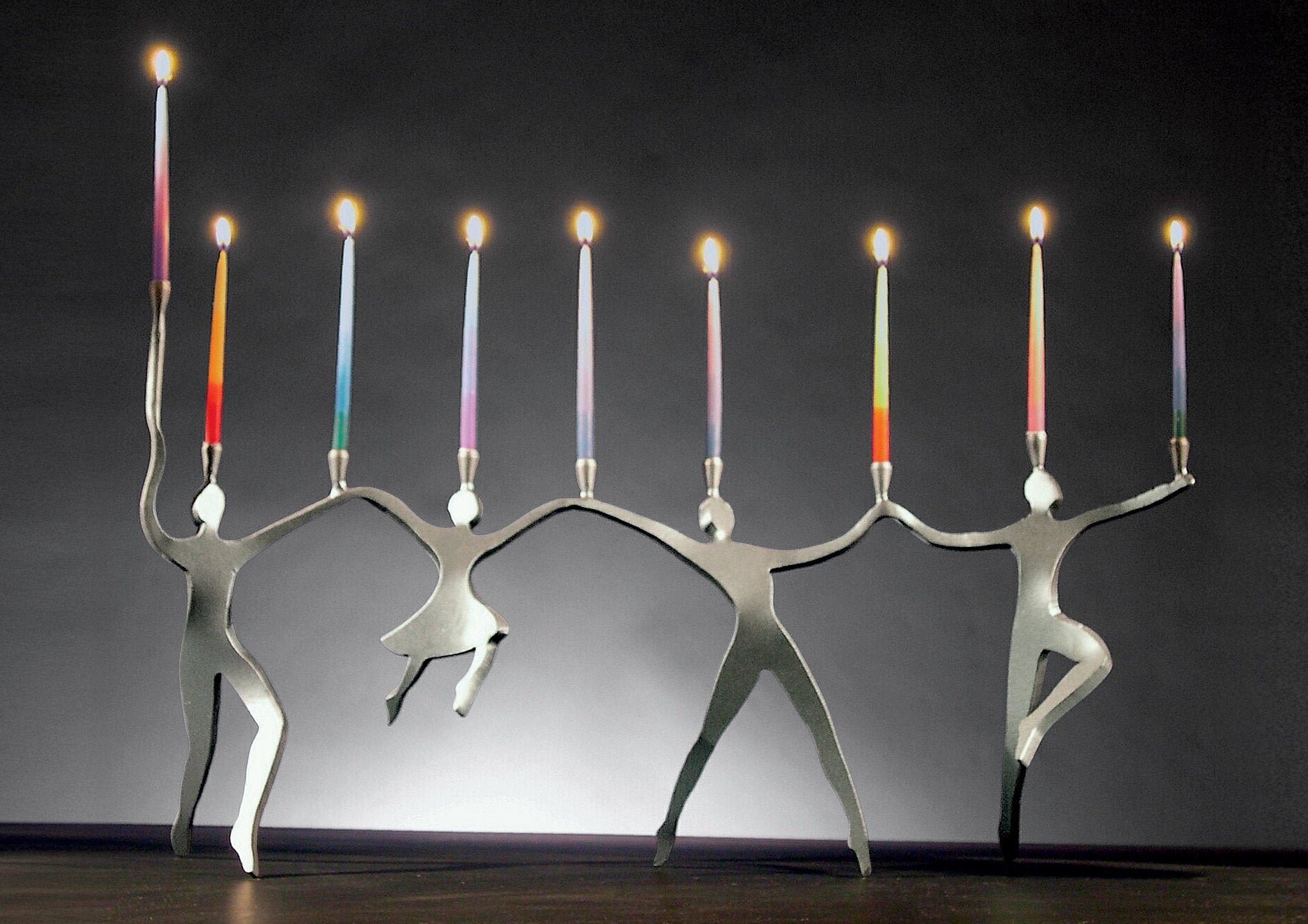 Line Dancing Menorah
