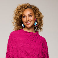Half Moon Dangle Earrings