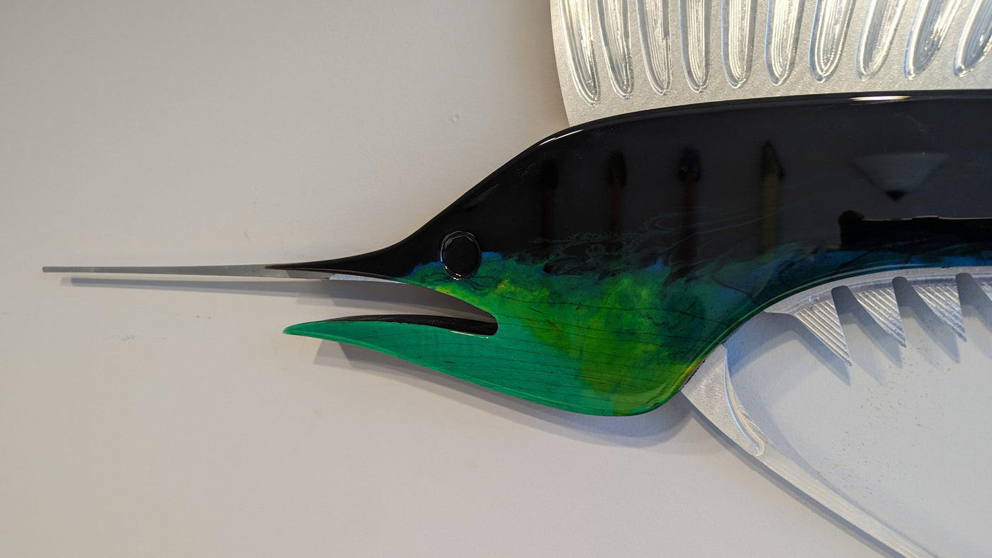 Blue Black Sailfish