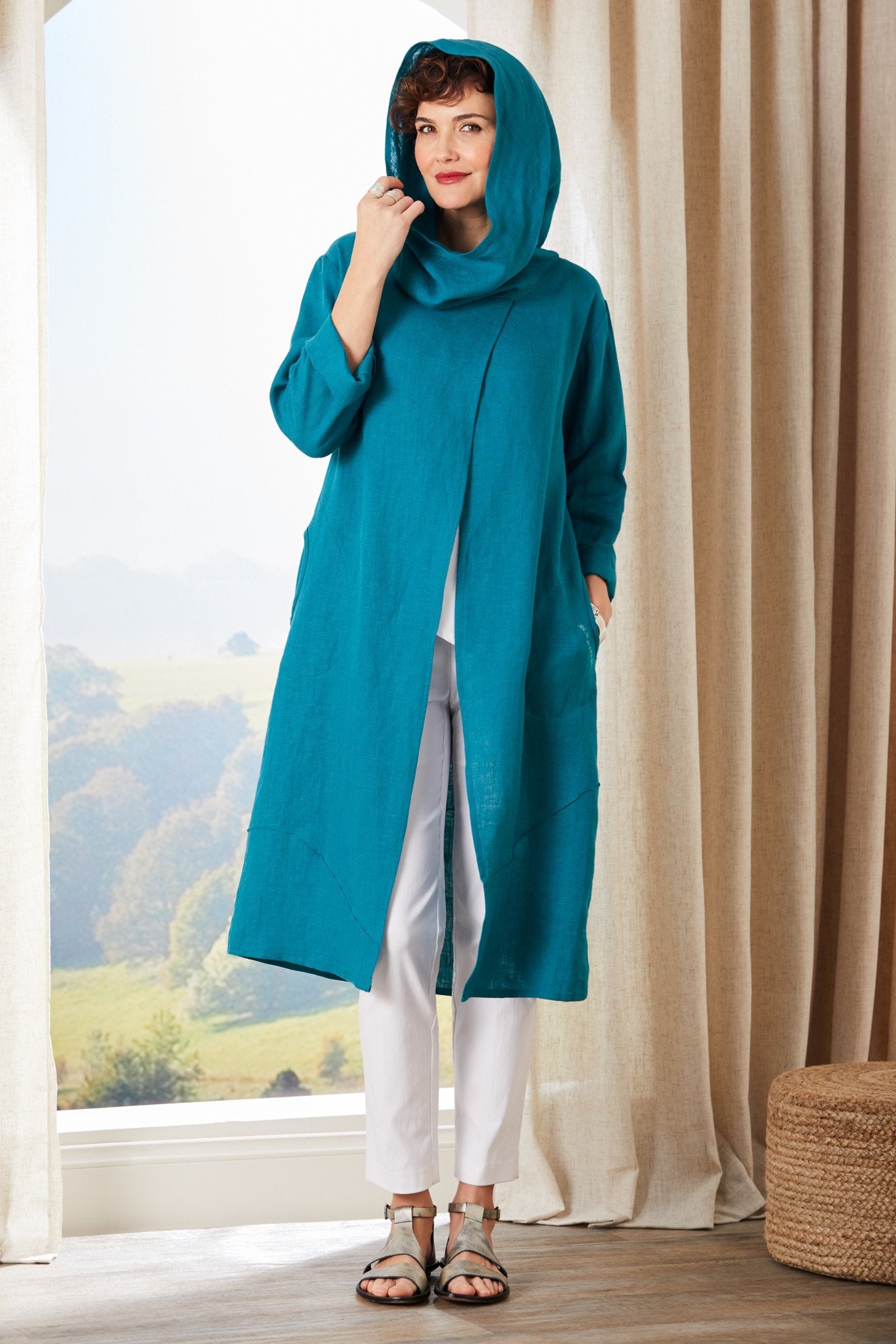 Linen Wander Jacket · Artful Home