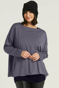 Raw Hem Boxy Tee