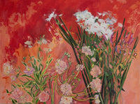 Flower Echoes in Red
