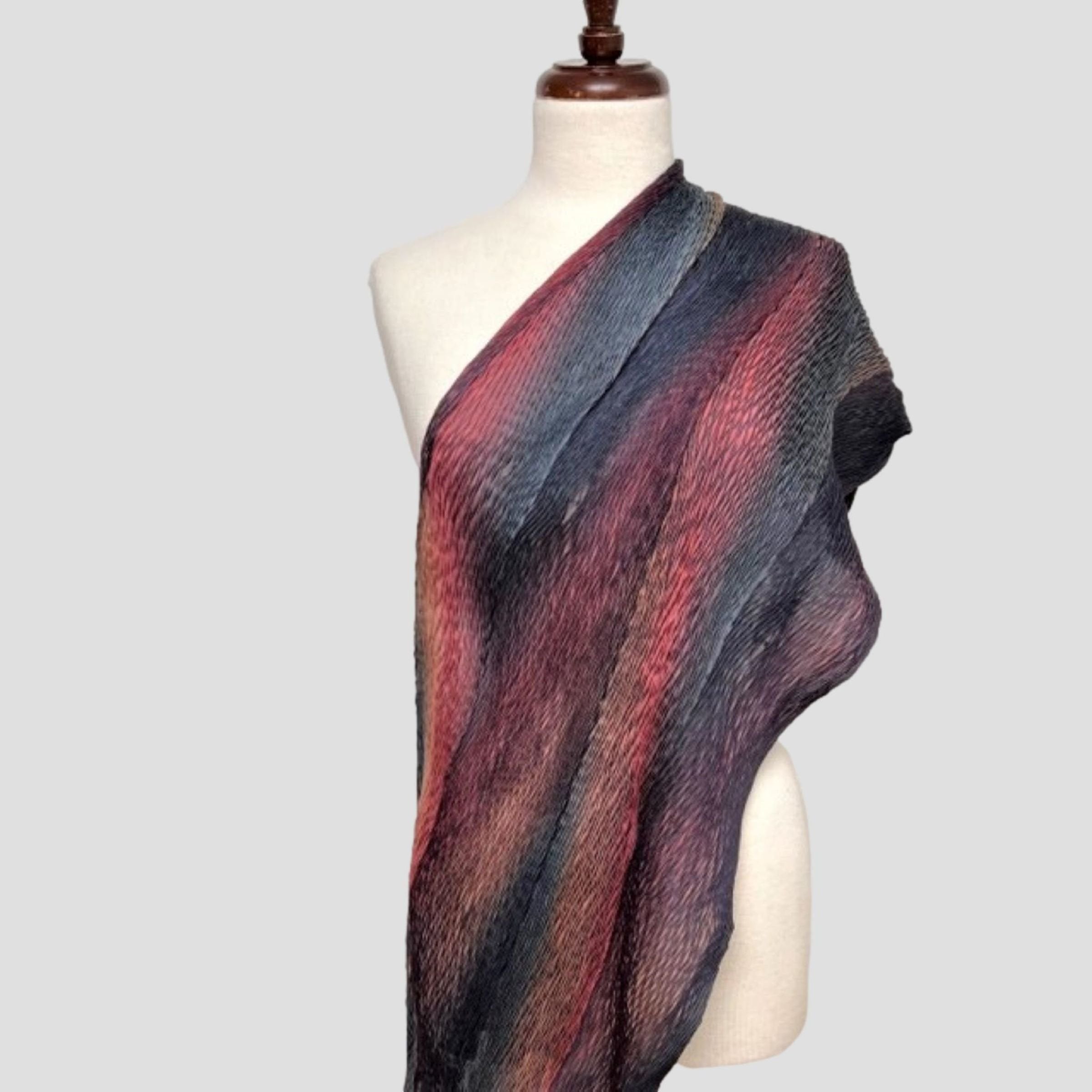 Silk Shibori Shawl