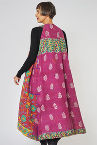 Back Pleated Maxi Vest #2
