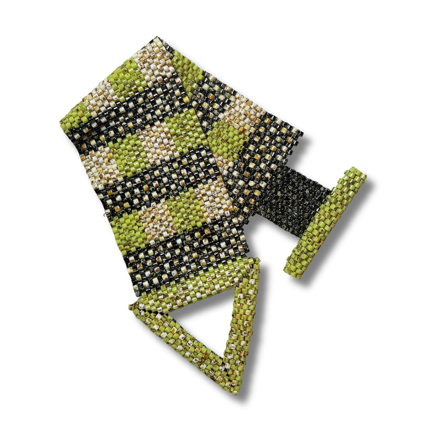 Chartreuse with hartreuse side of toggle facing up