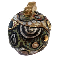 Rustic Gold Swirl Ceramic Box
