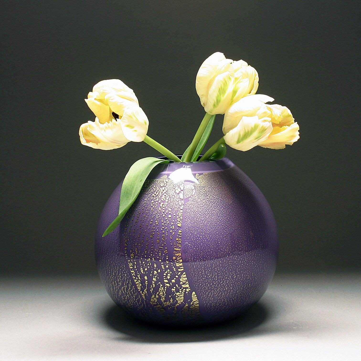 Gold Shimmer Vase