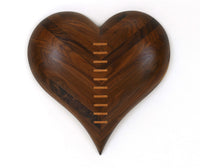 Walnut Compact Mended Heart