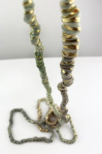 Rustic Long Strand Necklace
