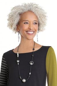 shown with the Swing Trio Earrings by Laura Hutchcroft