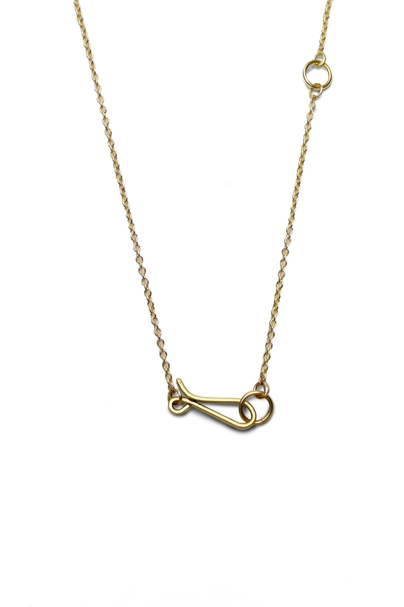 Medium Liquid Gold Drop Pendant