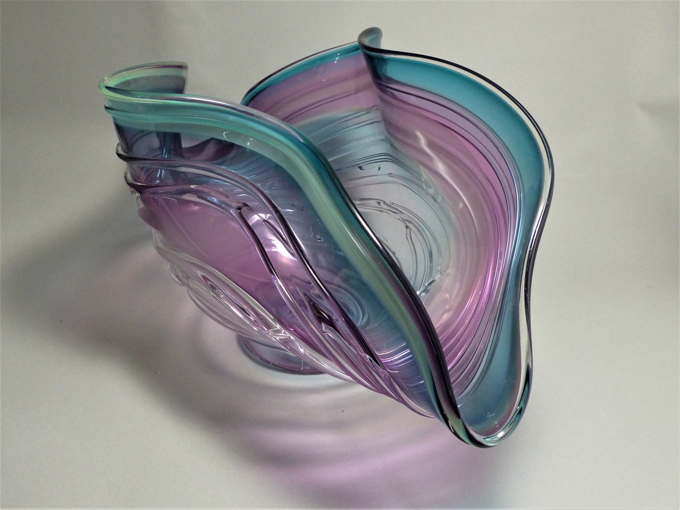 Emerald Folded Bowl I