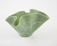 Echo of Green Art Glass Vessel