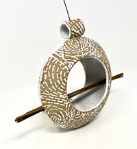 Portal Textured Bird Feeder with Dashes