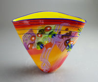 Color Field Vessel in Firelight