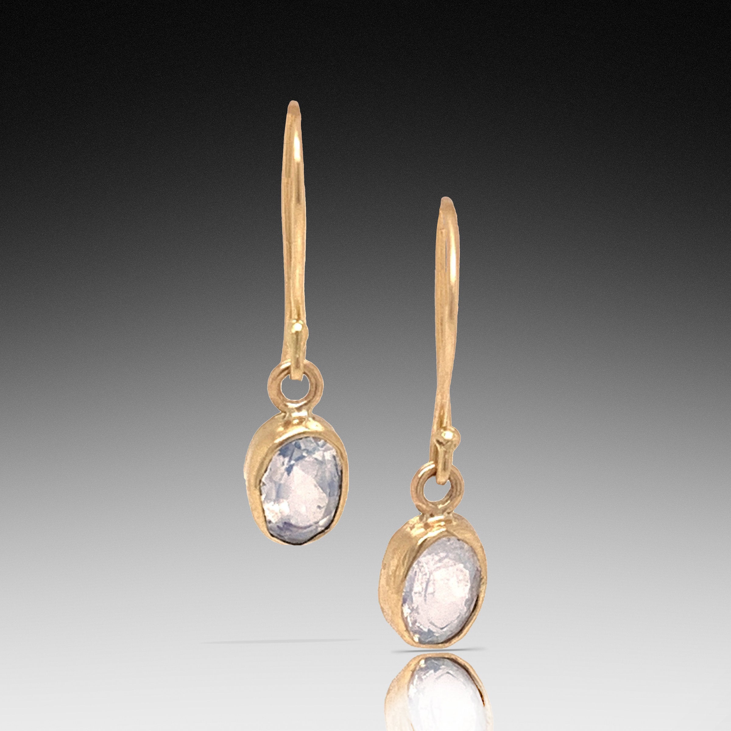 Rainbow Moonstone Earrings
