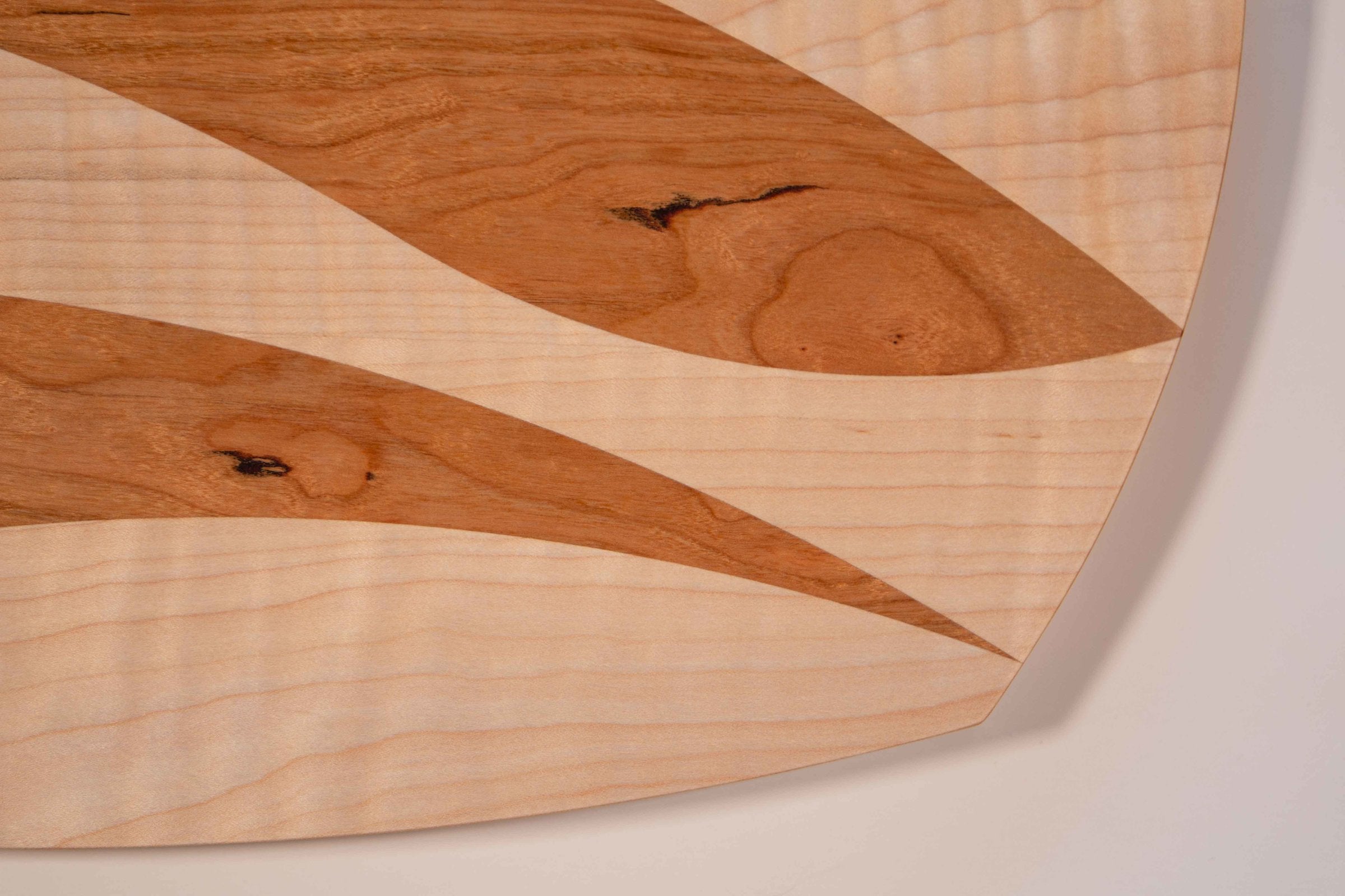 Maple with Cherry Inset