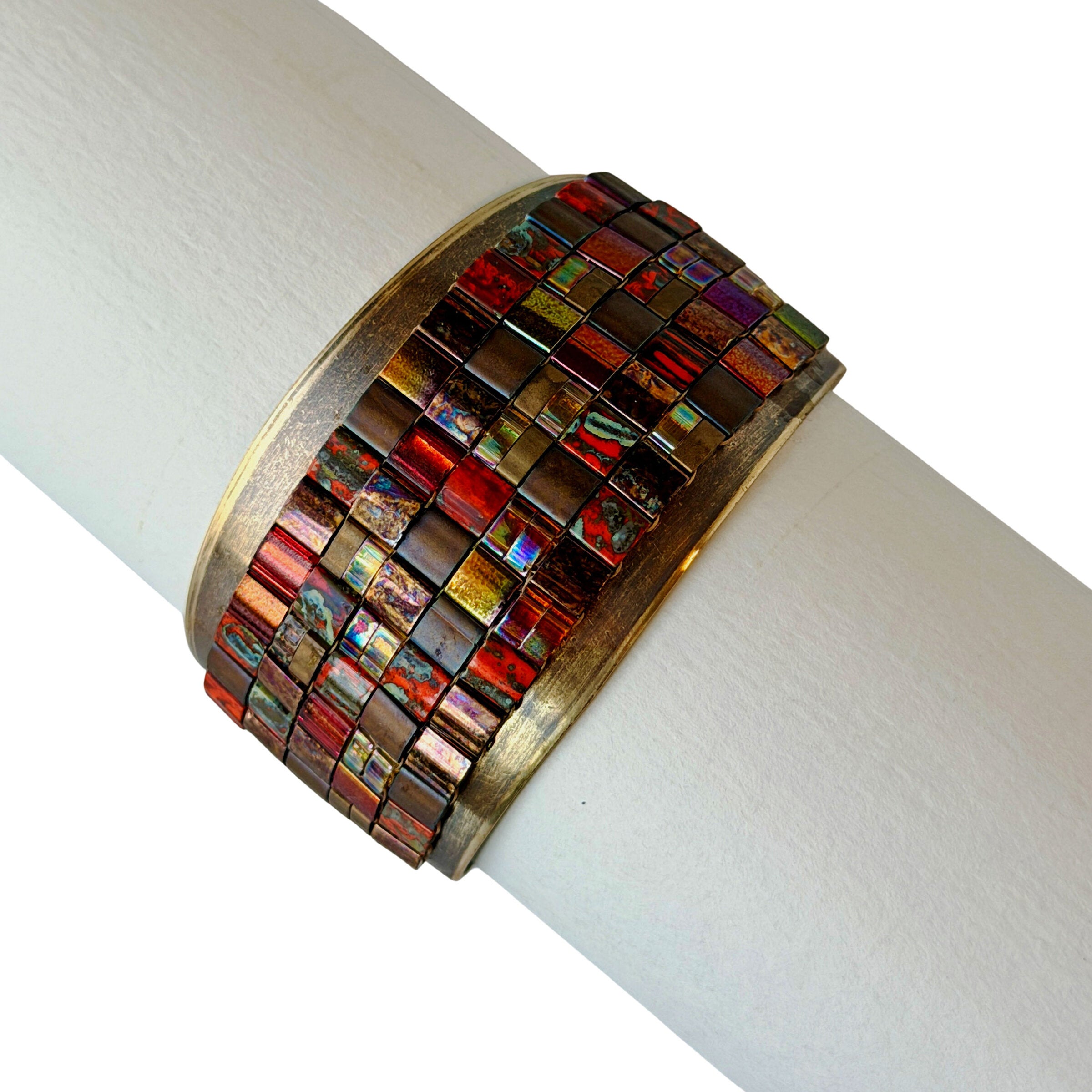 Fall Flurry Mosaic Cuff