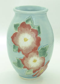 Summer Roses on Aqua