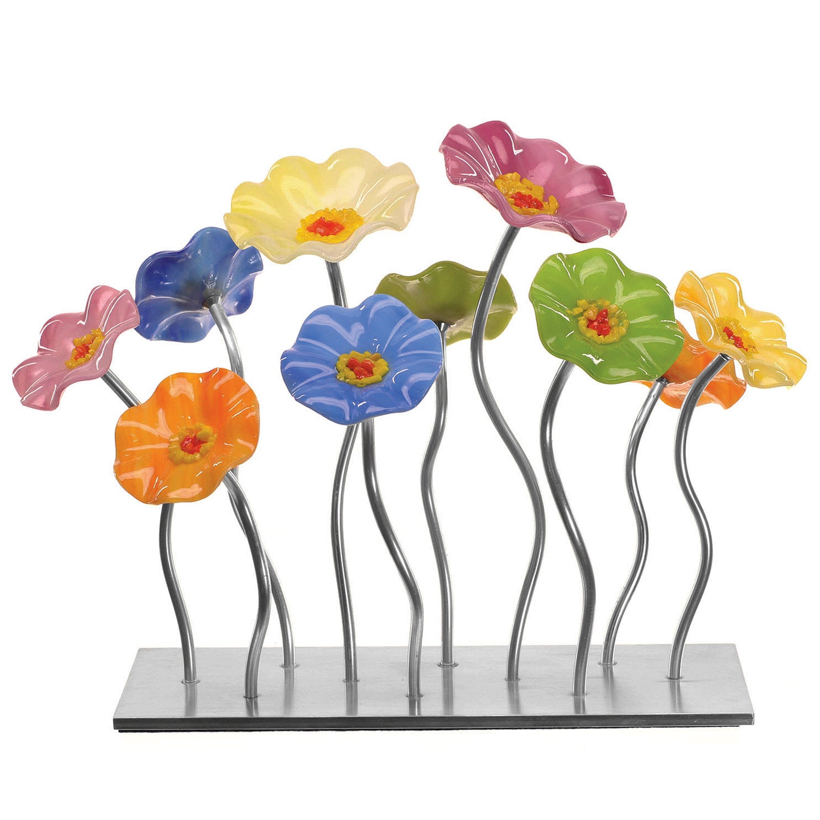 small, aluminum stems