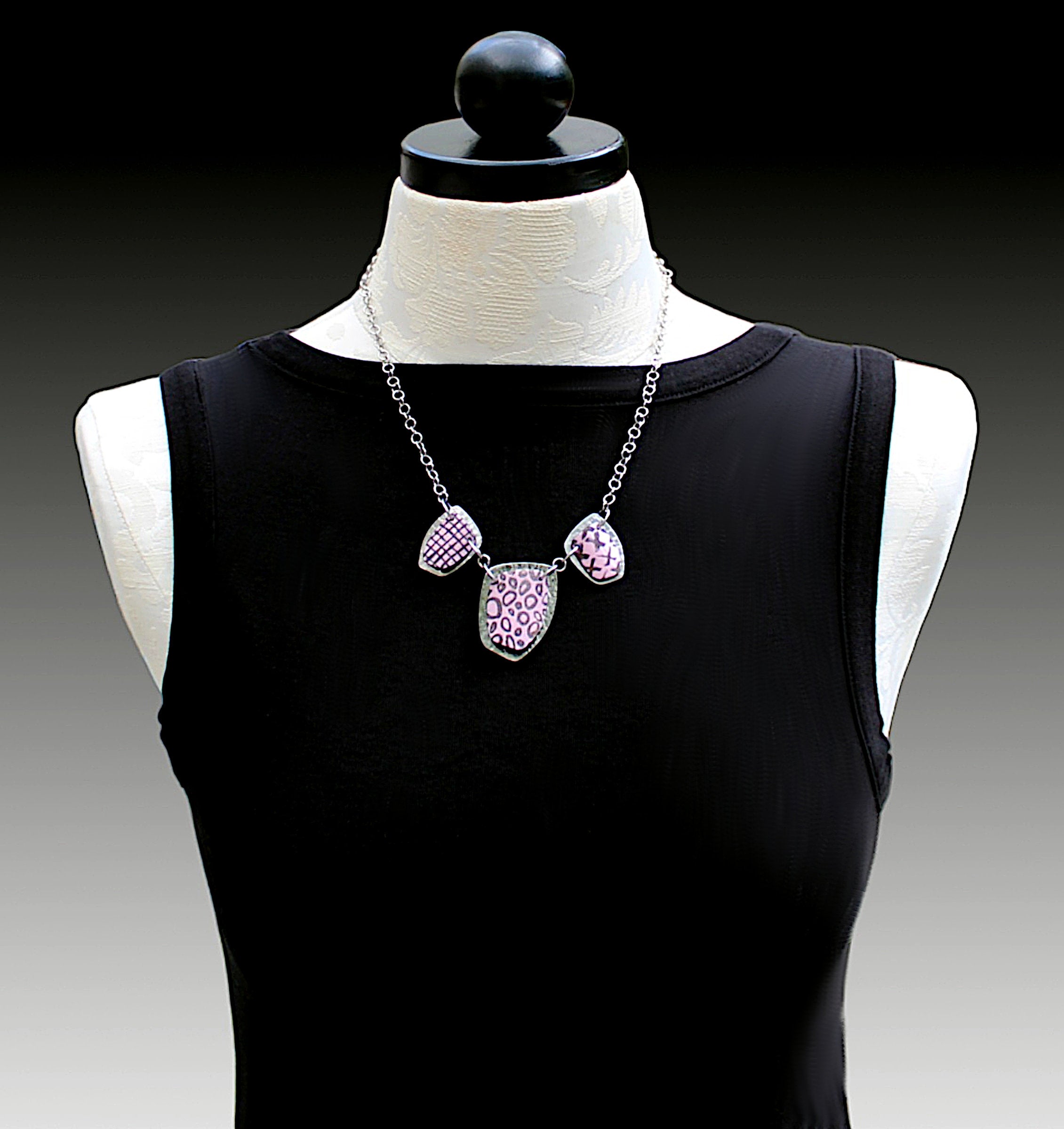 Pink Kaleidoscope Necklace