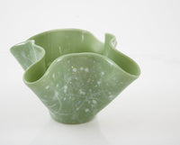 Echo of Green Art Glass Vessel