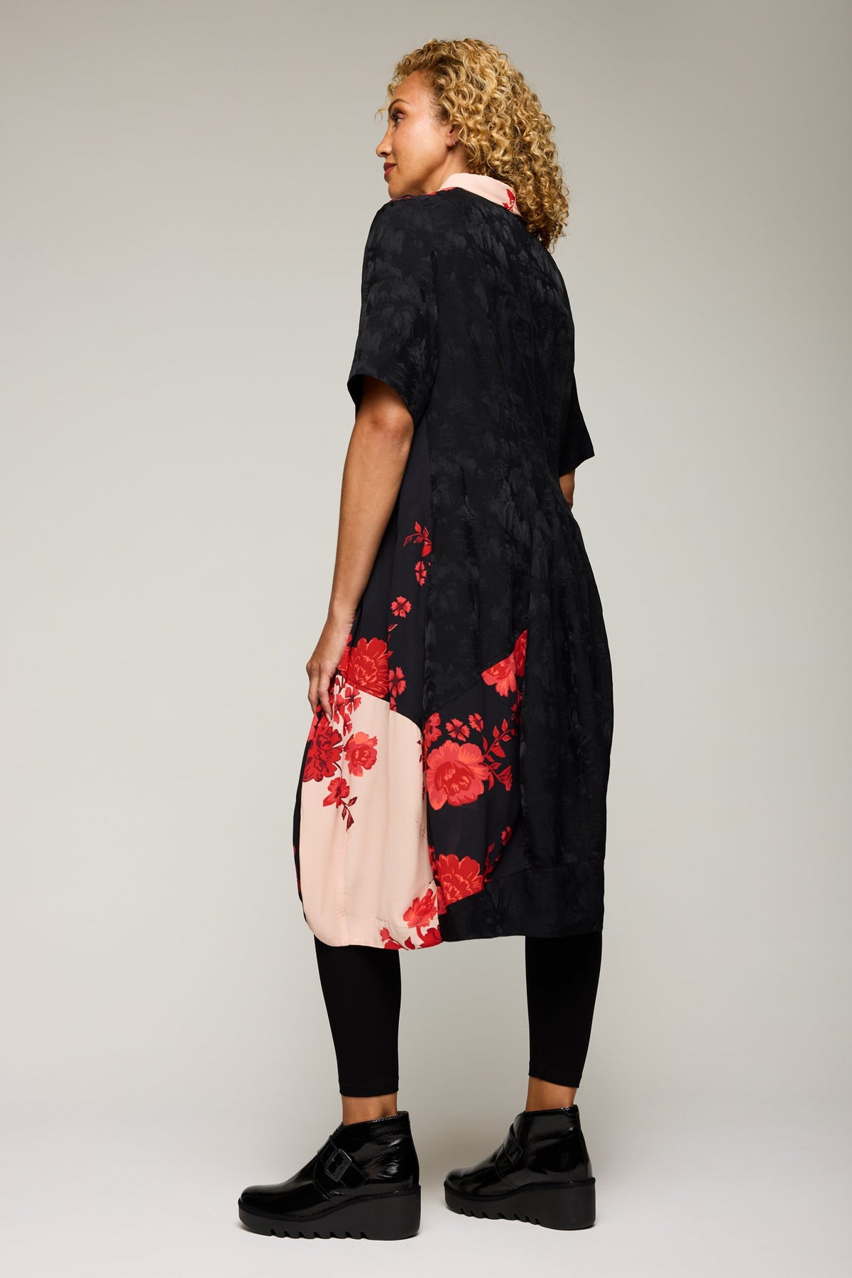 Pieced Cocoon Dress